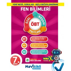 MAVİTİKLİ YAY 7.Sınıf Fen Bilimleri Aylık Gelişim Denemeleri ( ÖBT ) 28 Deneme